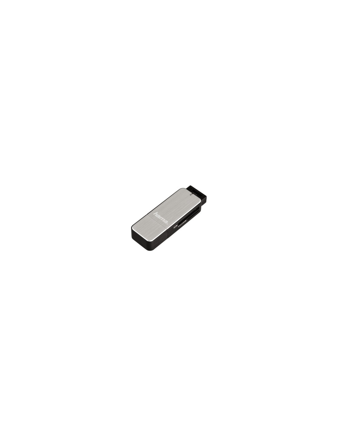 Hama 123900 lector de tarjeta USB 3.2 Gen 1 (3.1 Gen 1) Negro, Plata