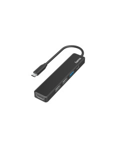 Hama 00200117 base para portátil y replicador de puertos USB 2.0 Negro