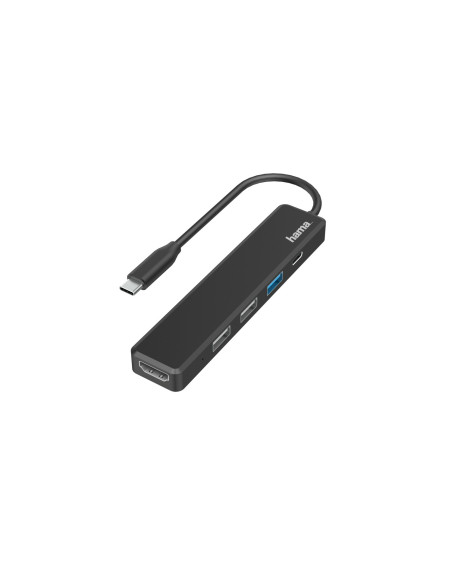 Hama 00200117 base para portátil y replicador de puertos USB 2.0 Negro