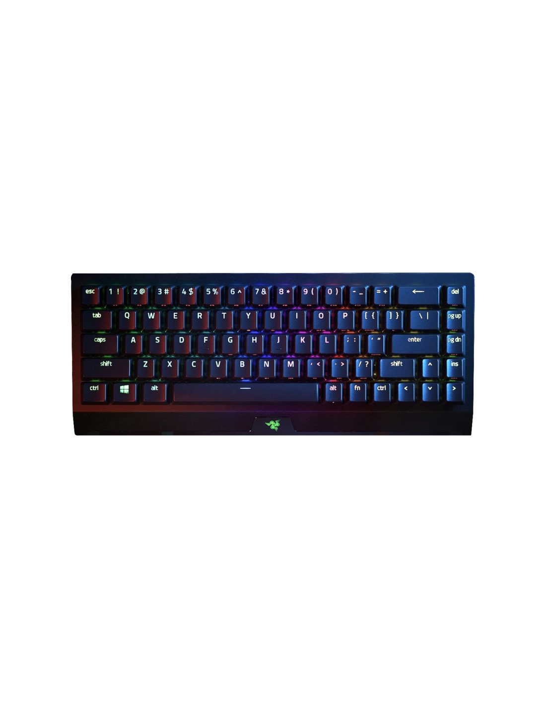 Razer BlackWidow V3 Mini HyperSpeed teclado Juego USB + RF Wireless + Bluetooth Negro