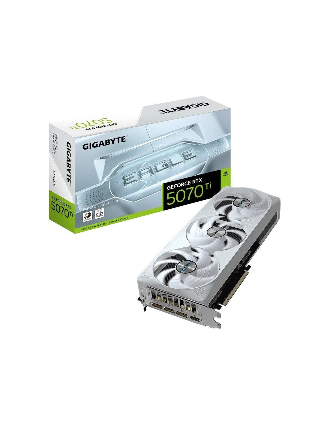 TARJETA DE VIDEO GIGABYTE RTX 5070 TI EAGLE OC 16GB GDDR7 WHITE