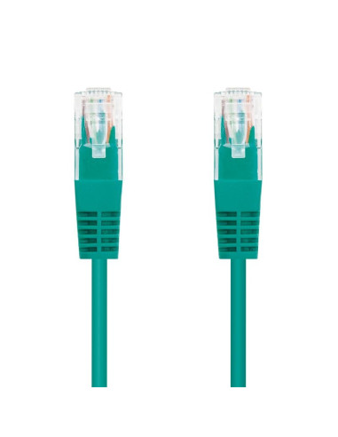 CABLE DE RED CAT.6 UTP 0.5M NANOCABLE GREEN