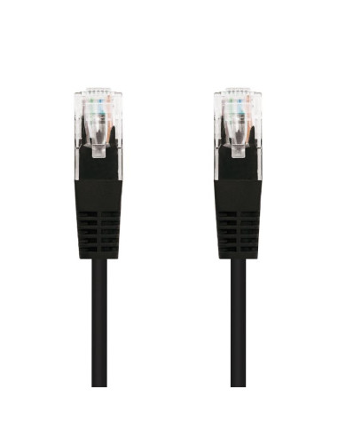 CABLE DE RED CAT.6 UTP 1M NANOCABLE BLACK