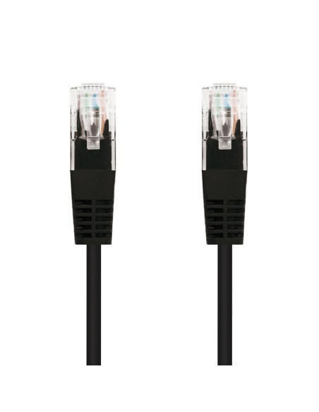 CABLE DE RED CAT.6 UTP 1M NANOCABLE BLACK