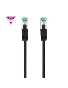 CABLE DE RED CAT.7 S/FTP 0.5M NANOCABLE BLACK