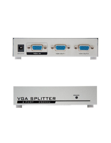 CONMUTADOR VGA NANOCABLE 2 MONITORES