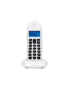 TELEFONO MOTOROLA C1001 CALL BLOCKING DECT WIRELESS WHITE