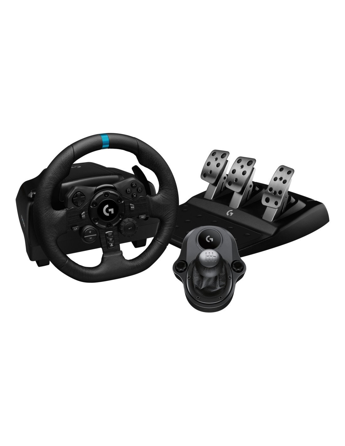 Logitech G G923 SE Negro USB 2.0 Volante + Pedales + Palanca de control PC, PlayStation 4, PlayStation 5