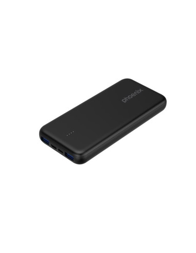 POWERBANK PHOENIX 10000MAH 2X USB + USB-C PD BLACK