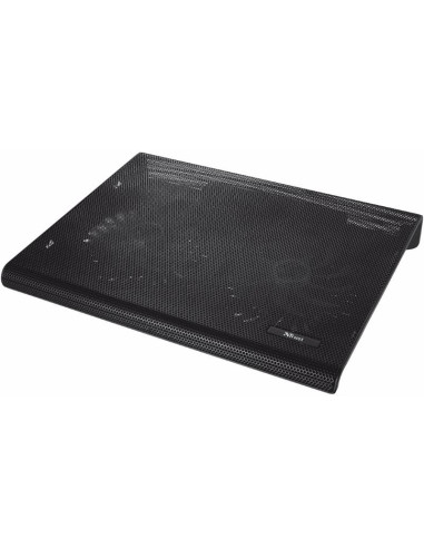 SOPORTE + VENTILADOR NOTEBOOK TRUST HASTA 17.4 BLACK