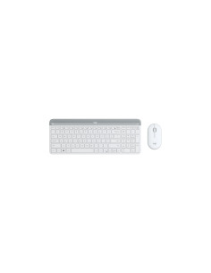 Logitech 920-009205 teclado Ratón incluido Universal RF inalámbrico QWERTY Internacional de EE.UU. Blanco
