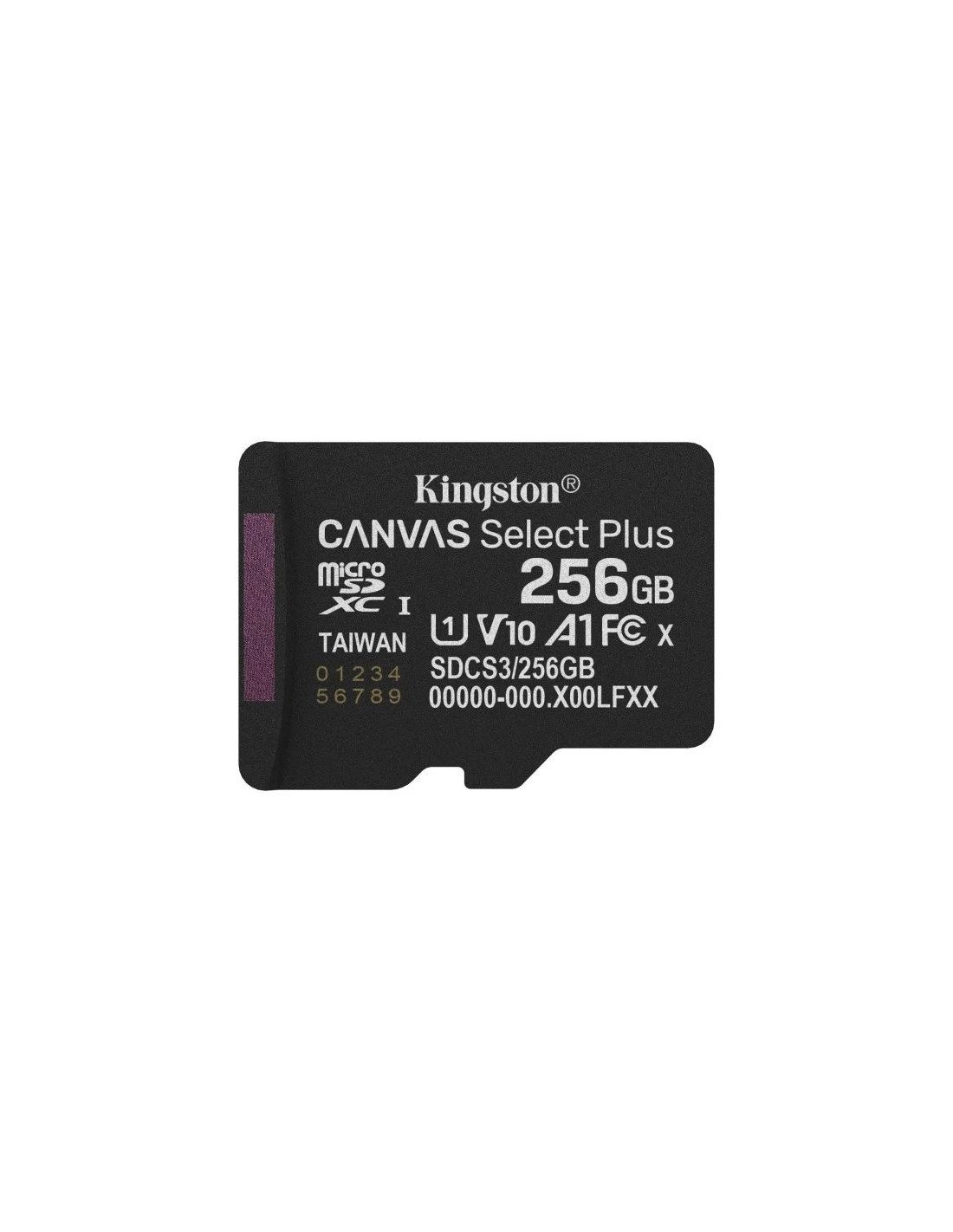MEMORIA MICRO SD 256GB KINGSTON XC C10 100MB/S + ADAPTADOR SD