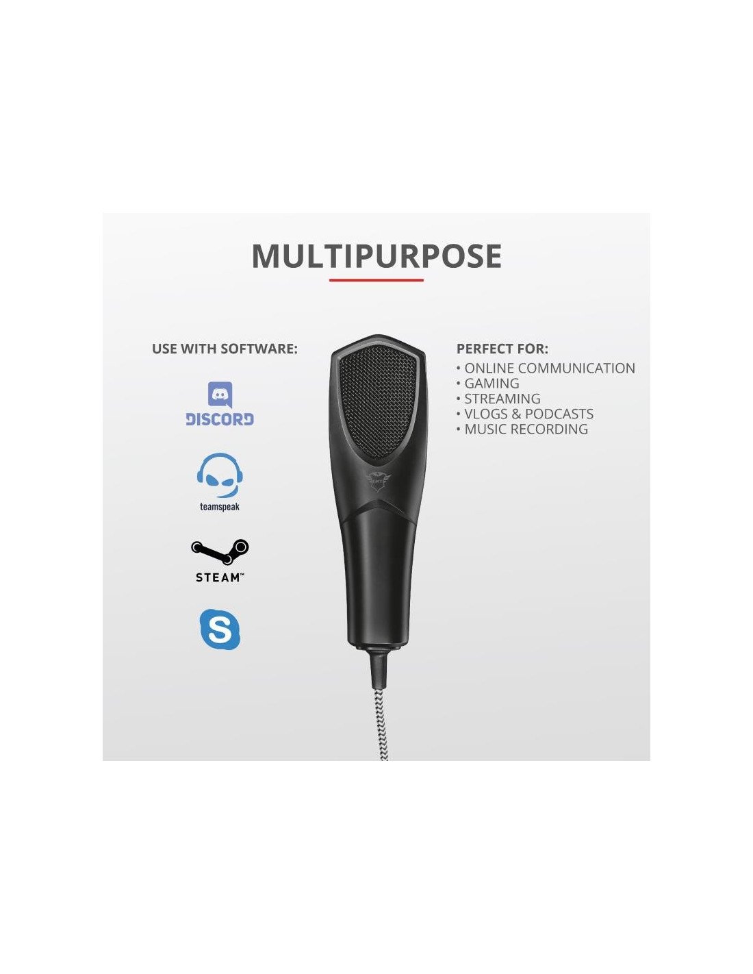 MICROFONO TRUST GXT 232 MANTIS STREAMING USB