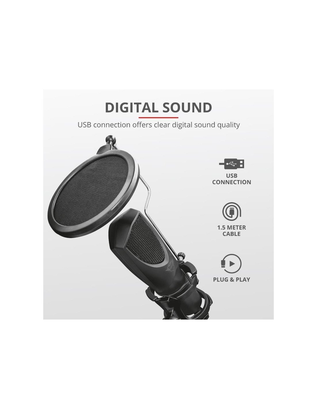 MICROFONO TRUST GXT 232 MANTIS STREAMING USB