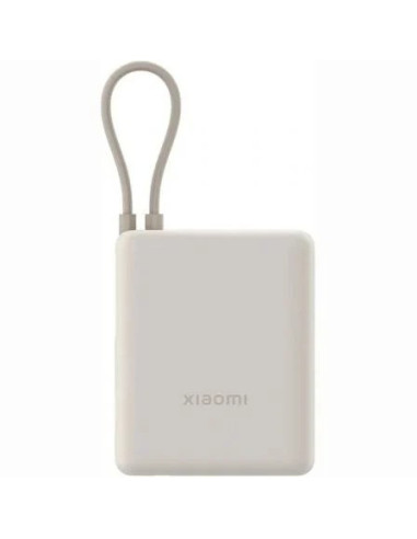 POWERBANK XIAOMI 10000MAH 33W USB-A + USB-C + CABLE USB-C BEIGE