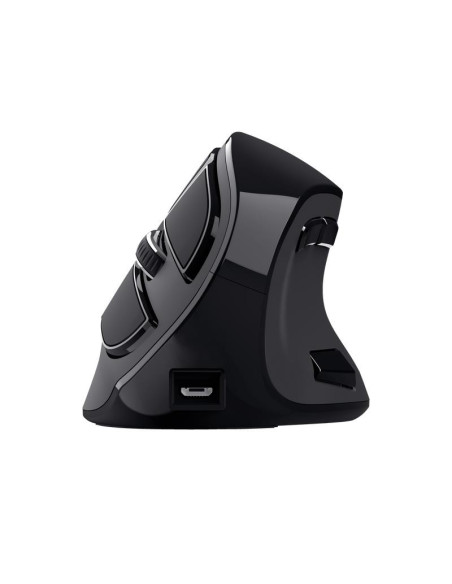 RATON TRUST VOXX ERGONOMICO WIRELESS 9 BOTONES BLACK