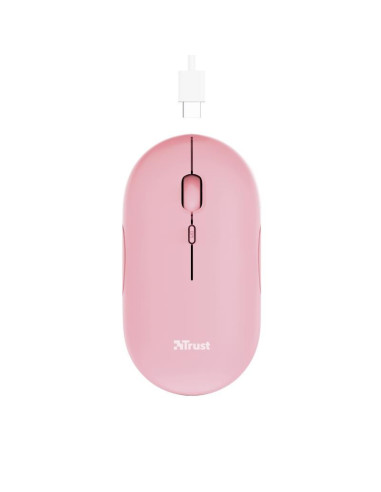 RATON TRUST PUCK RECARGABLE WIRELESS BLUETOOH PINK