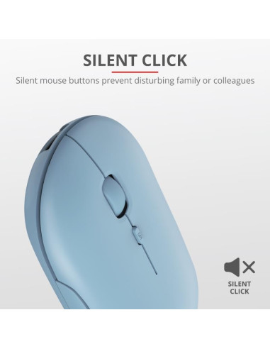 RATON TRUST PUCK RECARGABLE WIRELESS BLUETOOTH BLUE