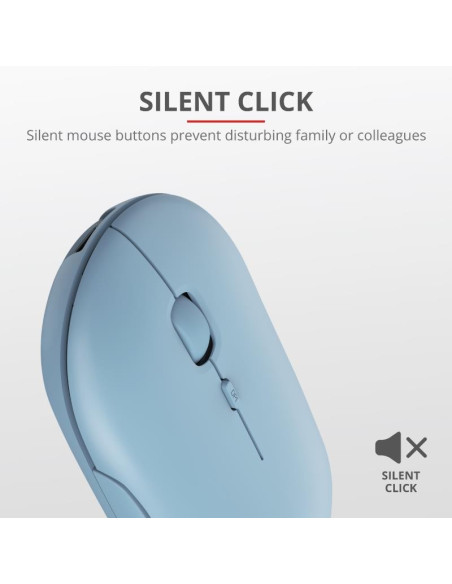 RATON TRUST PUCK RECARGABLE WIRELESS BLUETOOTH BLUE