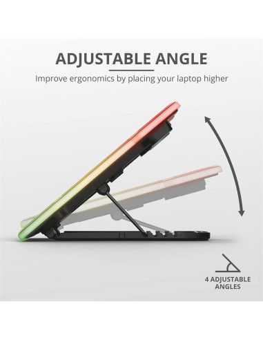 SOPORTE + VENTILADOR TRUST GXT1126 AURA REFRIGERACION RGB