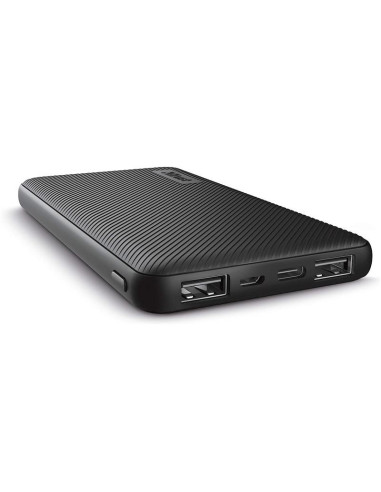 POWERBANK TRUST PRIMO SLIM 10000MAH 2A USB + USB-C + MICRO-USB ECO BLACK