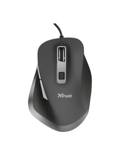 RATON TRUST FYDA WIRED COMFORT ERGONOMICO ECO USB BLACK 2