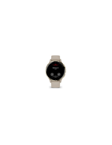 Garmin Venu 3S 3,05 cm (1.2") AMOLED 41 mm Digital 390 x 390 Pixeles Pantalla táctil Oro, Gris Wifi GPS (satélite)