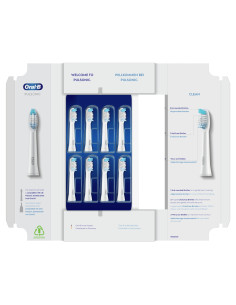 Oral-B Pulsonic Clean 81748491 cepillo de cabello 8 pieza(s) Blanco