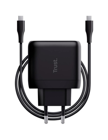 CARGADOR TRUST MAXO USB-C 65W 2M BLACK
