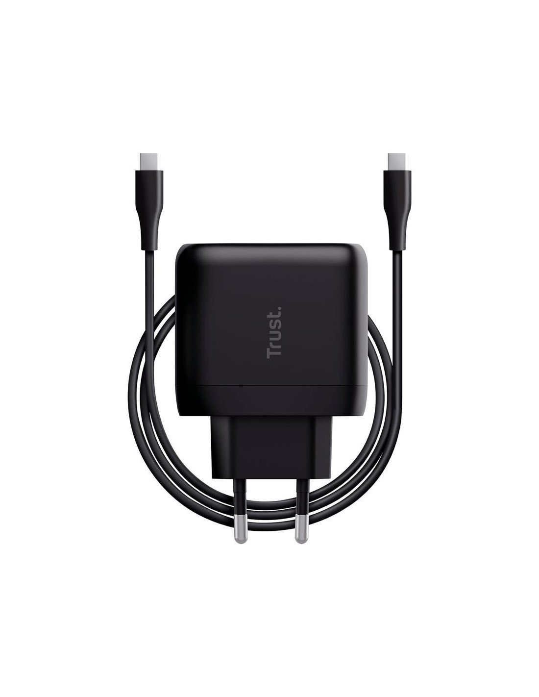 CARGADOR TRUST MAXO USB-C 65W 2M BLACK