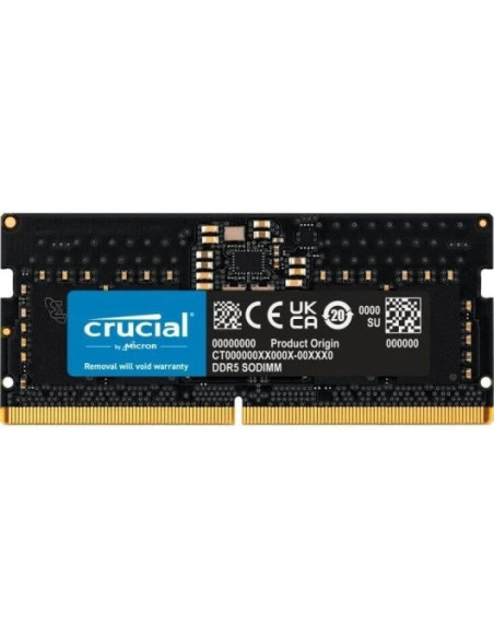 MEMORIA SODIMM 8GB CRUCIAL DDR5 5600MHZ CL46