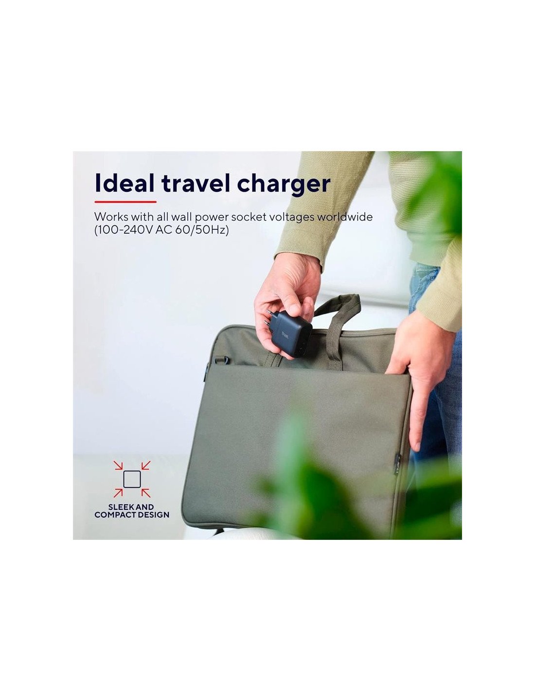 CARGADOR TRUST MAXO USB-C 65W 2M BLACK