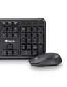 TECLADO + RATON NGS HARMONY WIRELESS MULTIMEDIA SILENT BLACK