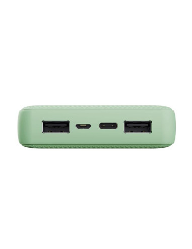 POWERBANK TRUST PRIMO 20000MAH USB + USB-C 2A GREEN