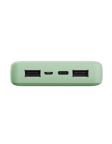 POWERBANK TRUST PRIMO 20000MAH USB + USB-C 2A GREEN
