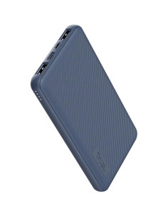 POWERBANK TRUST PRIMO SLIM 10000MAH X2 USB-A + USB-C + MICRO-USB ECO BLUE