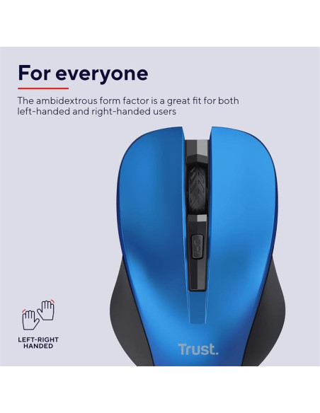 RATON TRUST MYDO SILENT CLICK WIRELESS BLUE
