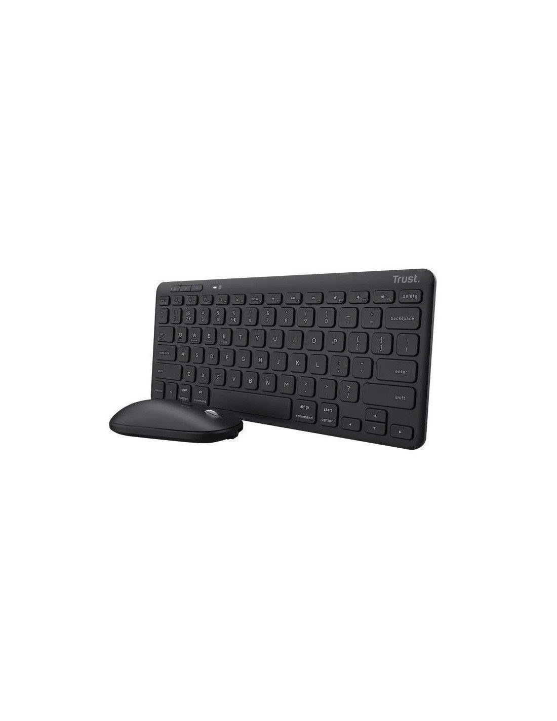 TECLADO + RATON TRUST LYRA TKL WIRELESS MULTIDISPOSITVO BLACK
