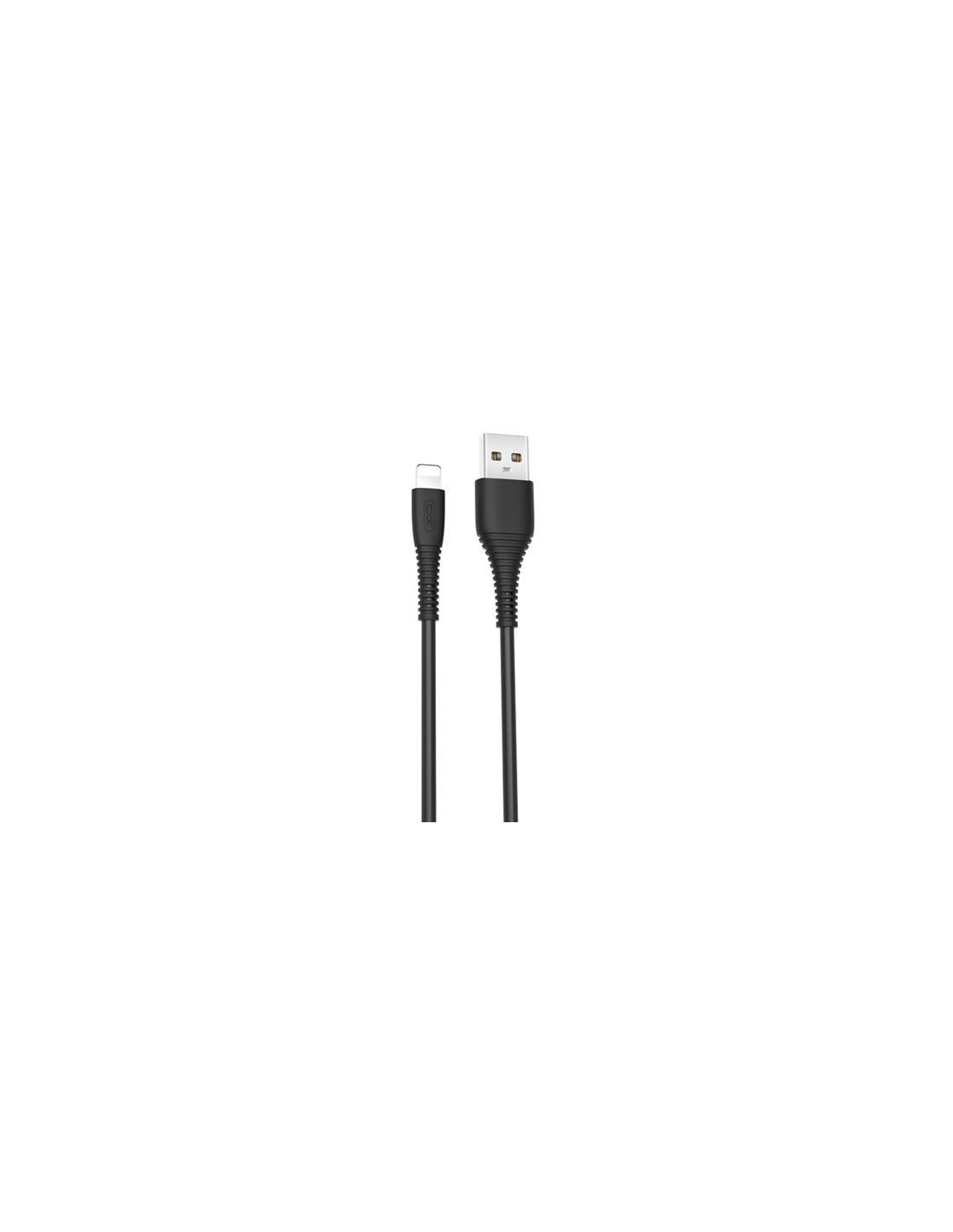 CABLE NB156 SILICONA USB - LIGHTNING | 2.4A | 1 MTR | NEGRO XO