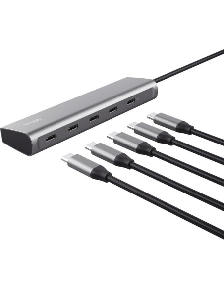HUB USB-C TRUST 5 PUERTOS HALYX USB-C 3.2