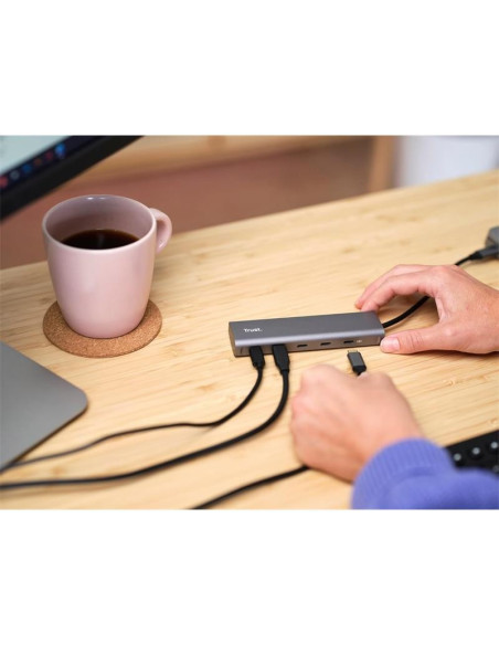 HUB USB-C TRUST 5 PUERTOS HALYX USB-C 3.2