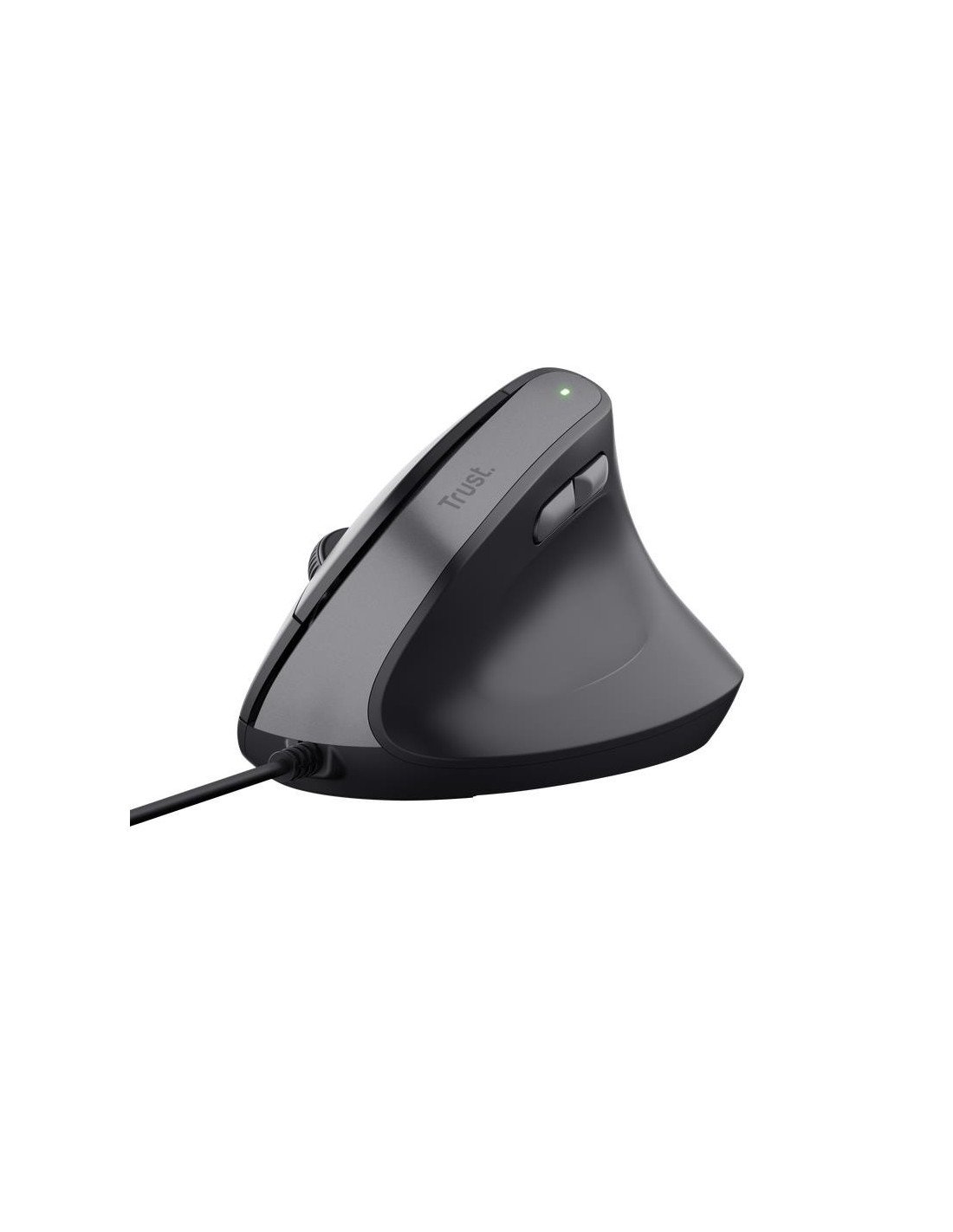 RATON TRUST BAYO II ERGONOMICO 2400 DPI USB BLACK