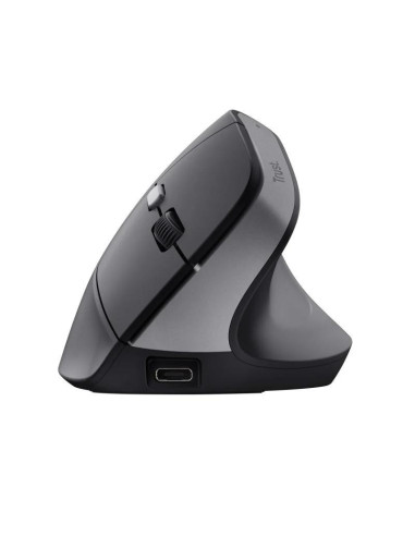 RATON TRUST BAYO II ERGONOMICO ECO 2400 DPI WIRELESS RECARGABLE BLACK