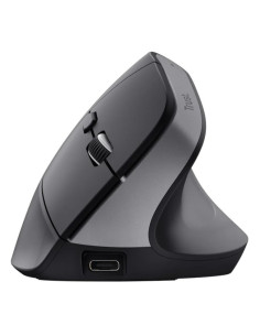 RATON TRUST BAYO+ ERGONOMICO 2400 DPI WIRELESS BLACK
