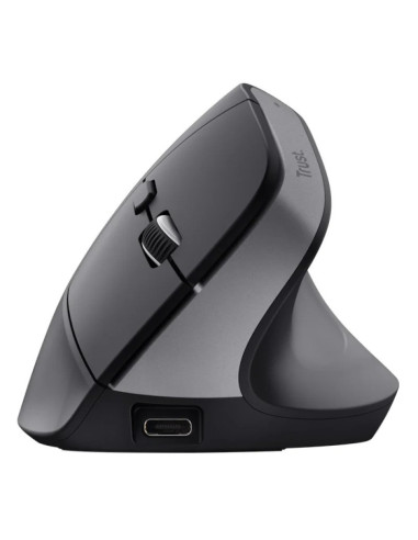 RATON TRUST BAYO+ ERGONOMICO 2400 DPI WIRELESS BLACK