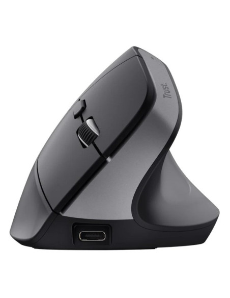 RATON TRUST BAYO+ ERGONOMICO 2400 DPI WIRELESS BLACK
