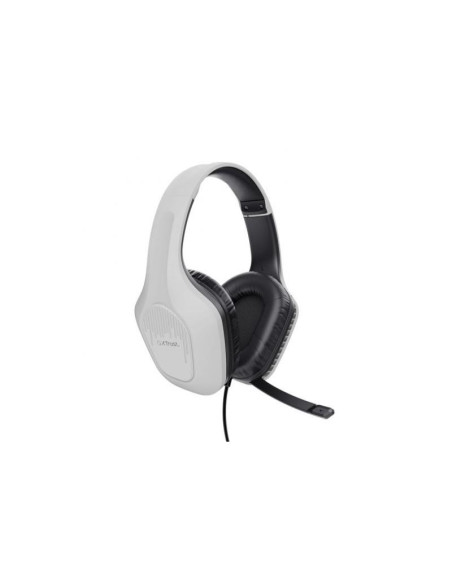AURICULARES + MICROFONO TRUST GAMING GXT 415W ZIROX MULTI HEADSET WHITE