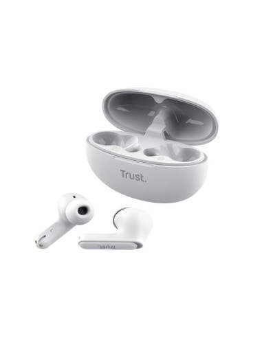 AURICULARES TRUST YAVI EARBUDS ENC BLUETOOTH WIRELESS WHITE