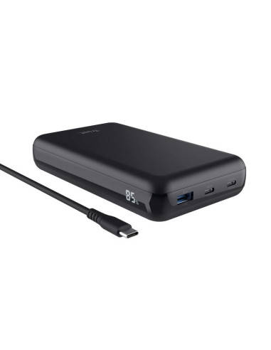 BATERIA EXTERNA 100W USB-A + 2X USB-C BLACK