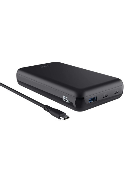 BATERIA EXTERNA 100W USB-A + 2X USB-C BLACK